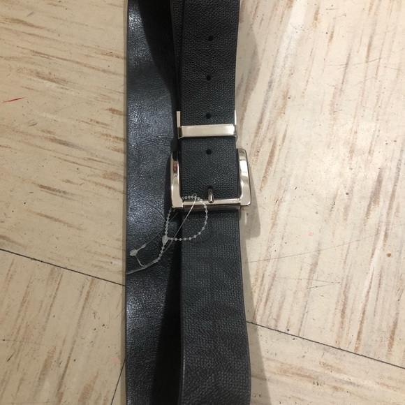 Michael Kors BLACK Logo Belt, US Medium - Picture 5 of 7